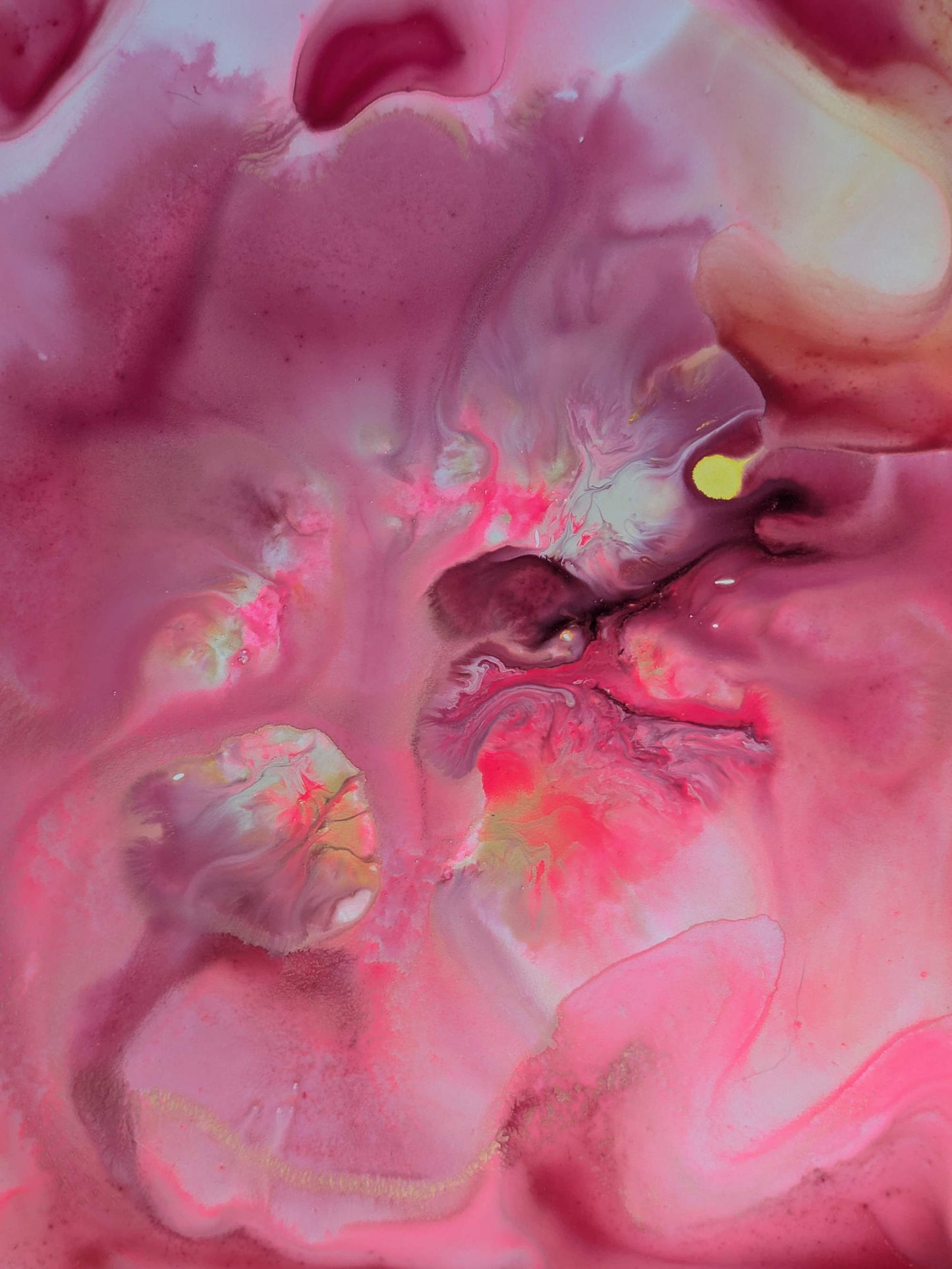 "Optic", Original Fluid Abstract Artwork, 8" x 10"