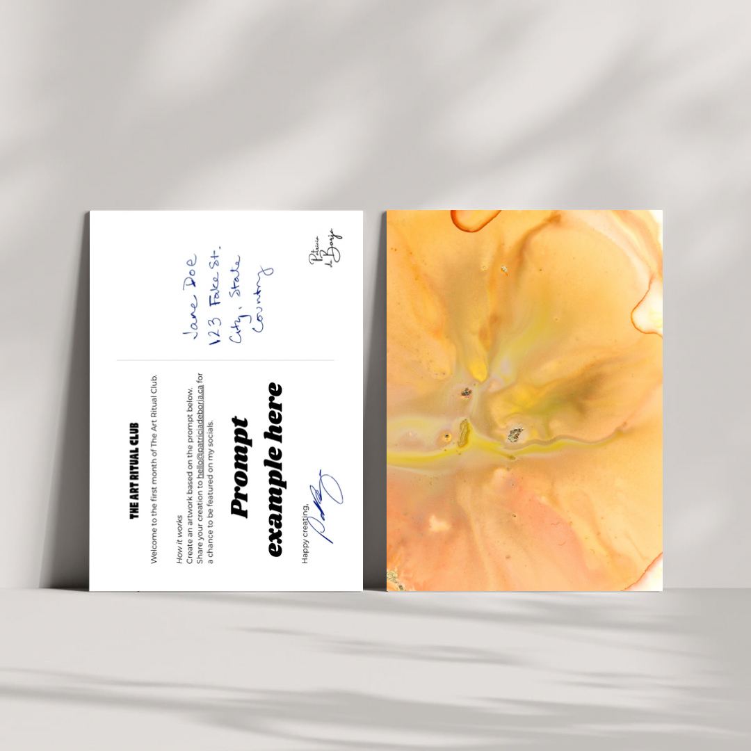 The Art Ritual Club: A Monthly Creative Ritual Delivered To Your Mailbox