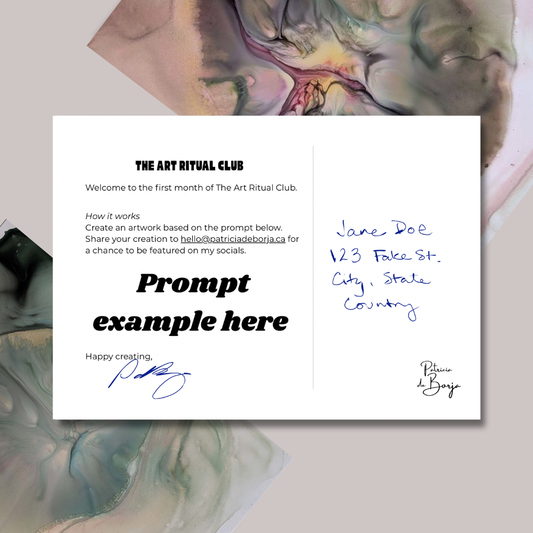 The Art Ritual Club: A Monthly Creative Ritual Delivered To Your Mailbox
