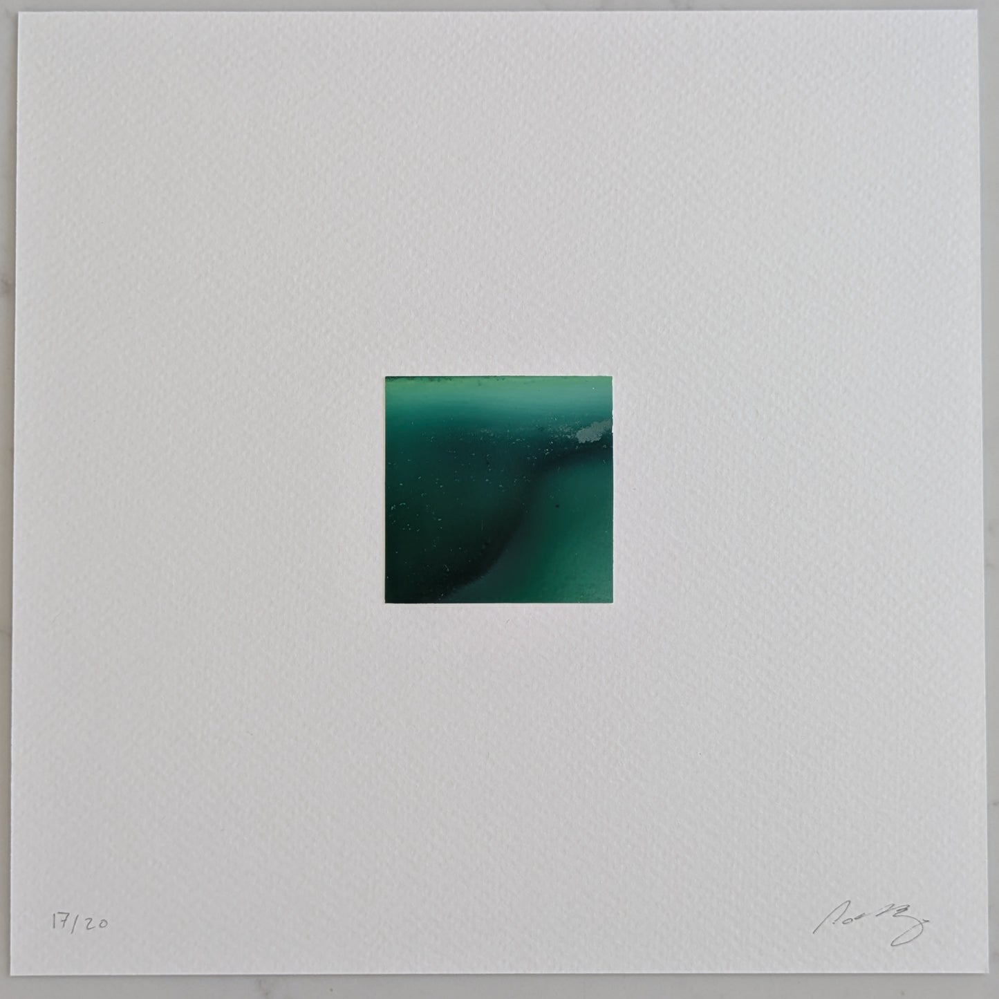 Memento:  Land & Sea | Hand-Cut 2" x 2" Original