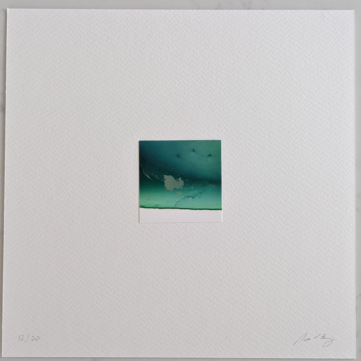 Memento:  Land & Sea | Hand-Cut 2" x 2" Original