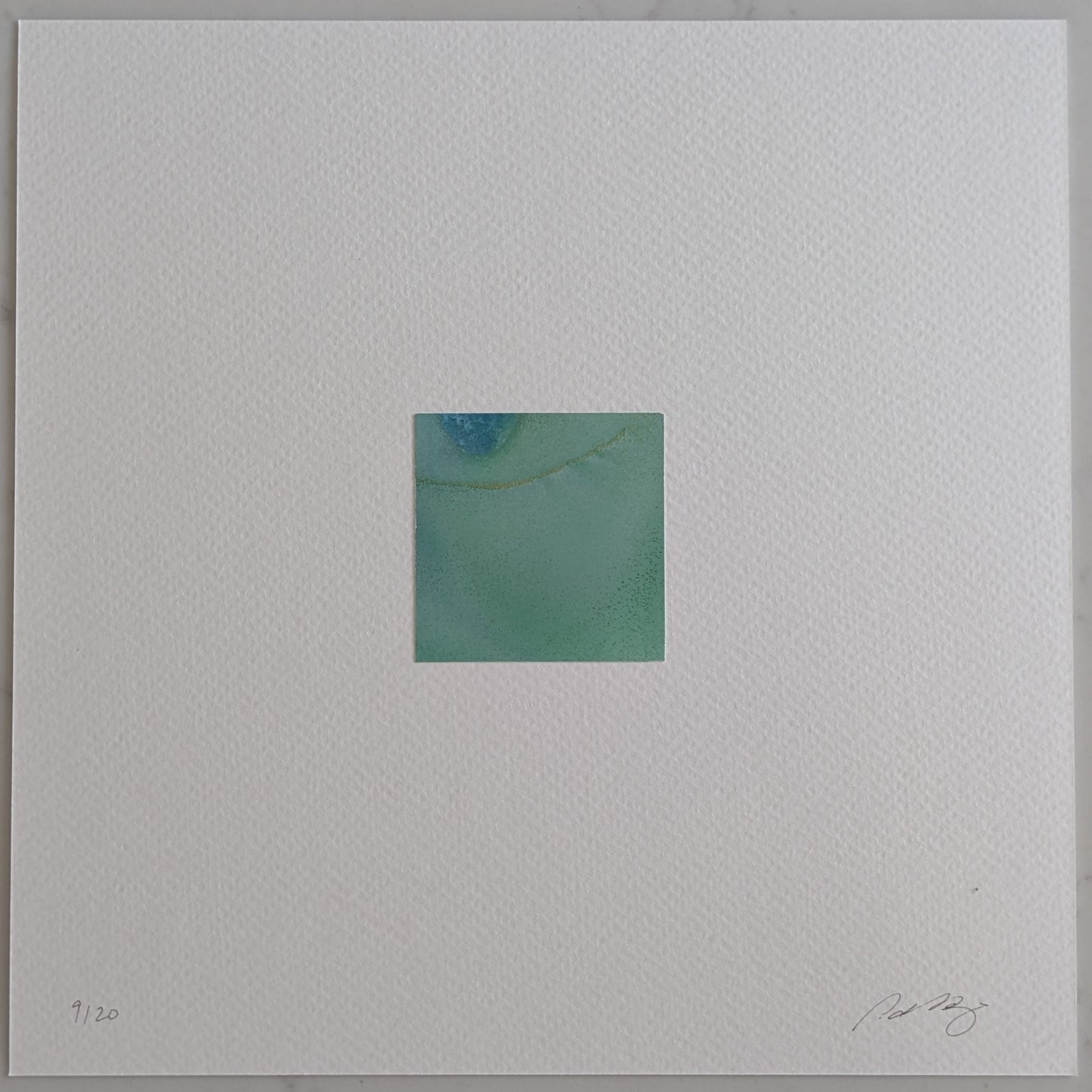 Memento:  Land & Sea | Hand-Cut 2" x 2" Original