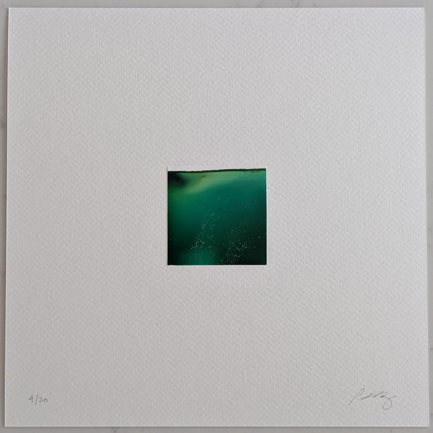 Memento:  Land & Sea | Hand-Cut 2" x 2" Original