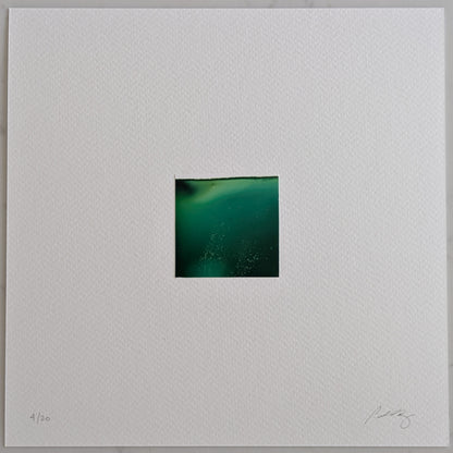 Memento:  Land & Sea | Hand-Cut 2" x 2" Original