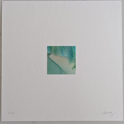 Memento:  Land & Sea | Hand-Cut 2" x 2" Original