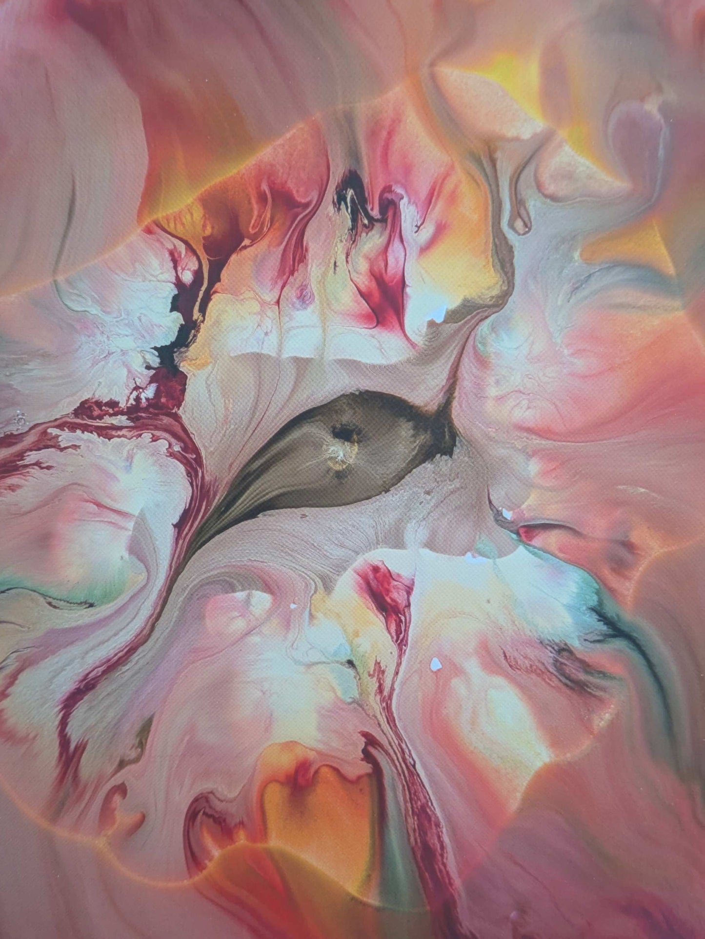 "The Observer", Limited Edition Print, only 20 available, Fluid Abstract Artwork Captured Mid-Flow, 8" x 10"