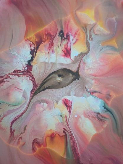 "The Observer", Limited Edition Print, only 20 available, Fluid Abstract Artwork Captured Mid-Flow, 8" x 10"