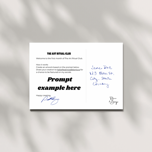 The Art Ritual Club: A Monthly Creative Ritual Delivered To Your Mailbox