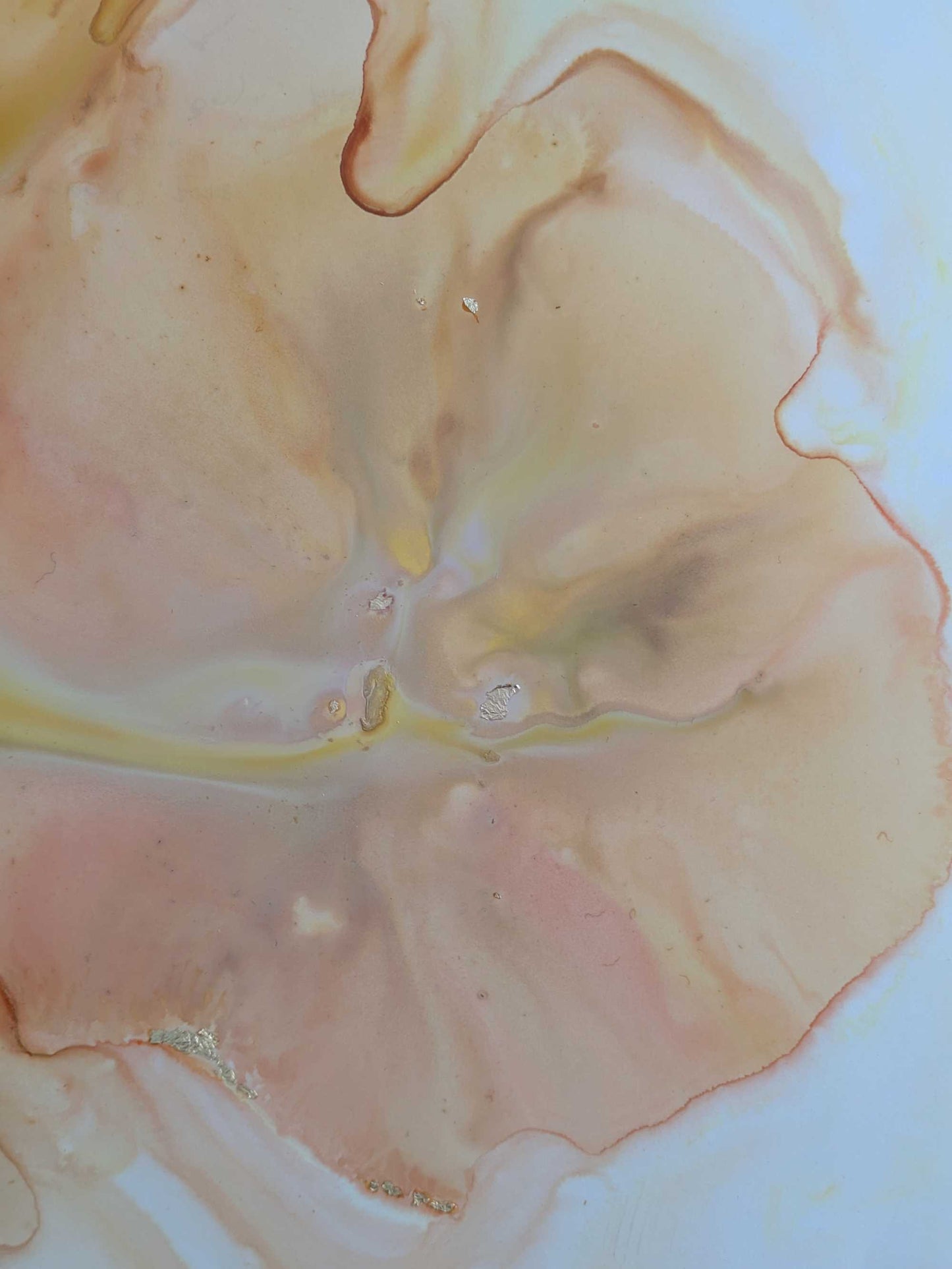 "Cerebral", Original Fluid Abstract Artwork, 8" x 10"